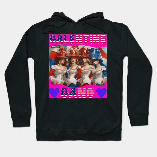 Galentines gang rodeo party night Hoodie by sailorsam1805